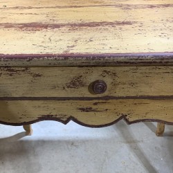SOLD C19th French Country Table Painted Finish