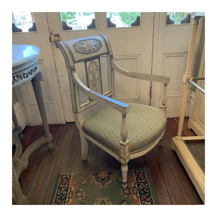 C19th French Armchair Style Louis XVI