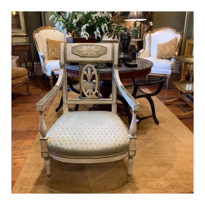 C19th French Armchair Style Louis XVI