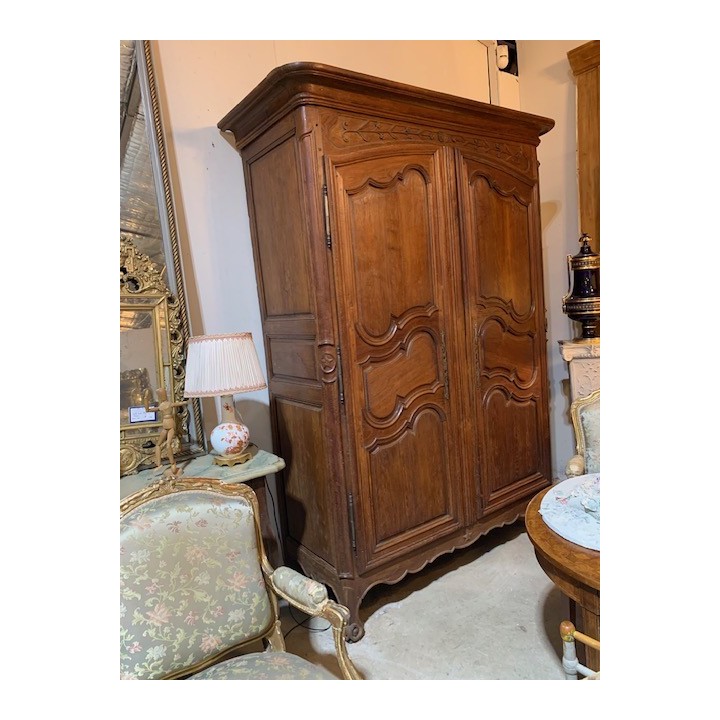 C19th French Oak Armoire