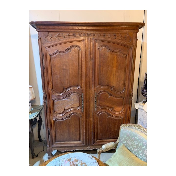 C19th French Oak Armoire
