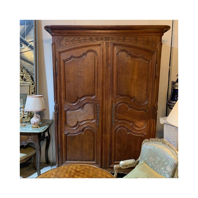 C19th French Oak Armoire