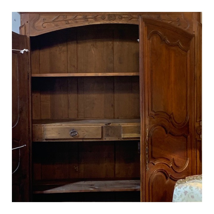 C19th French Oak Armoire