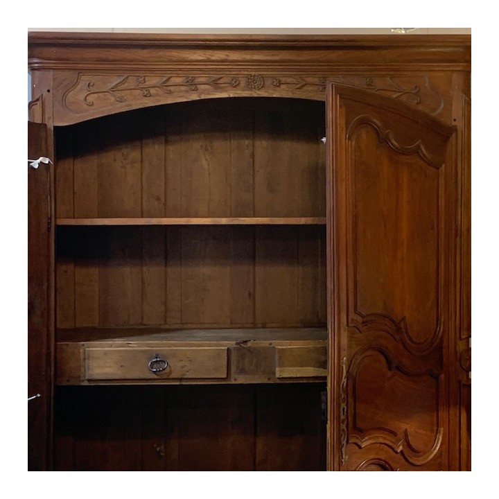 C19th French Oak Armoire