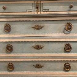 C19th French Painted Finish Louis XVI manner Chest of Drawers