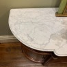 Vintage French Louis XVI Style 4 Door Buffet Marble Top