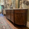 Vintage French Louis XVI Style 4 Door Buffet Marble Top