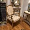 C19th Louis XVI Arm Chair in Water Gilt