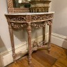 C19th French Louis XV Console and Mirror water gilded