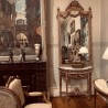 C19th French Louis XV Console and Mirror water gilded