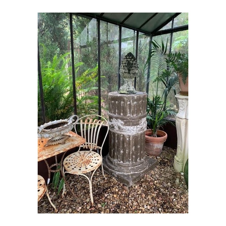 French Pair Pedestal Fibreglass C1900