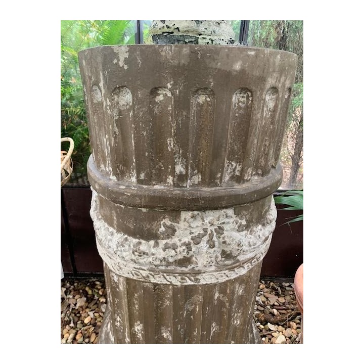 French Pair Pedestal Fibreglass C1900