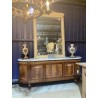 French Mahogany and Marble Enfillade