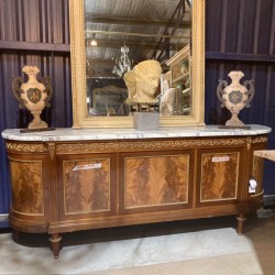 French Mahogany and Marble...