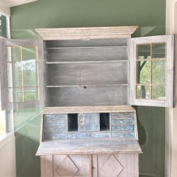 C19th Drop-front Bureau Painted Finish