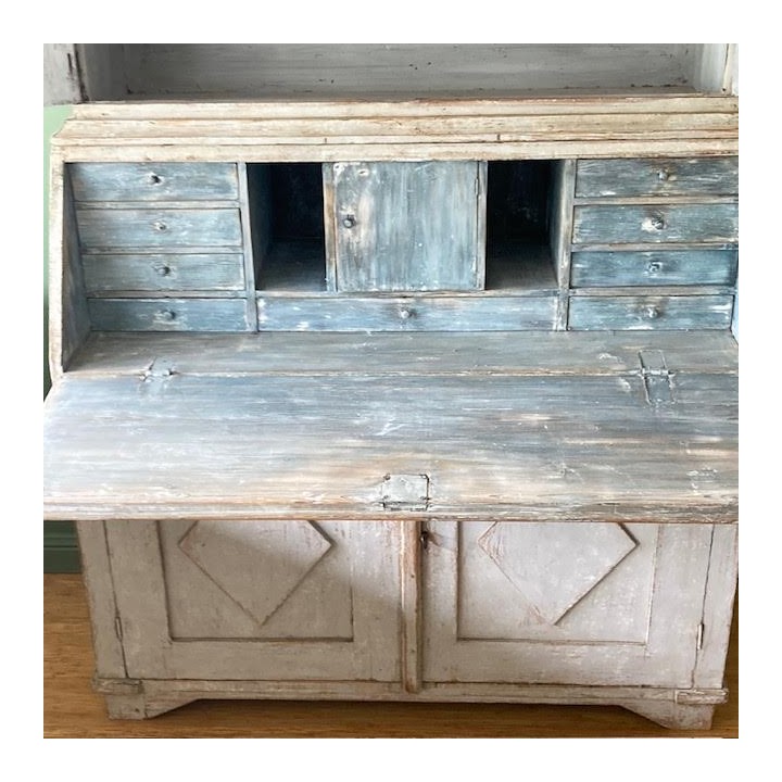 C19th Drop-front Bureau Painted Finish