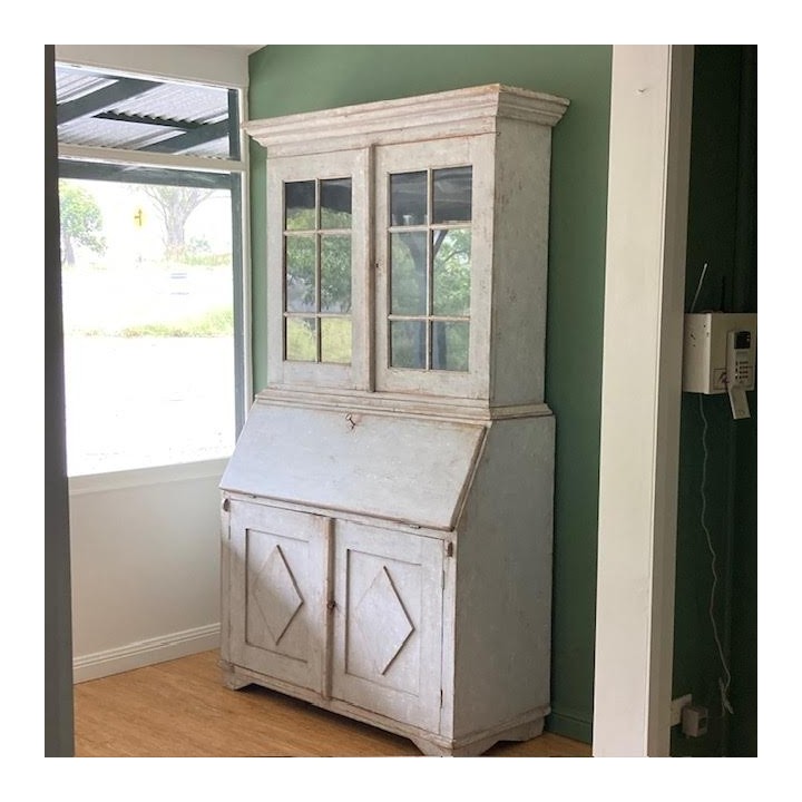 C19th Drop-front Bureau Painted Finish