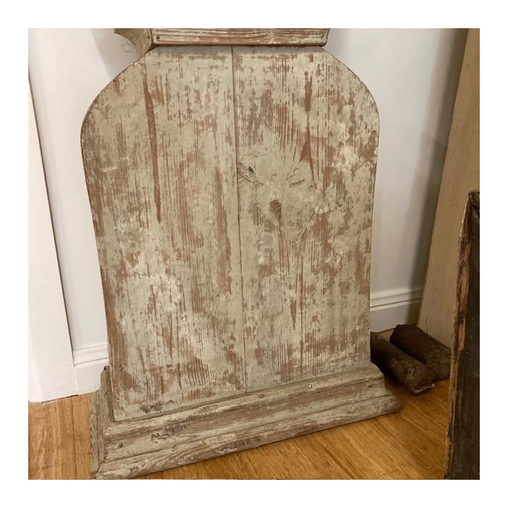 C19th Swedish Moro Clock Scraped original Painted Finish