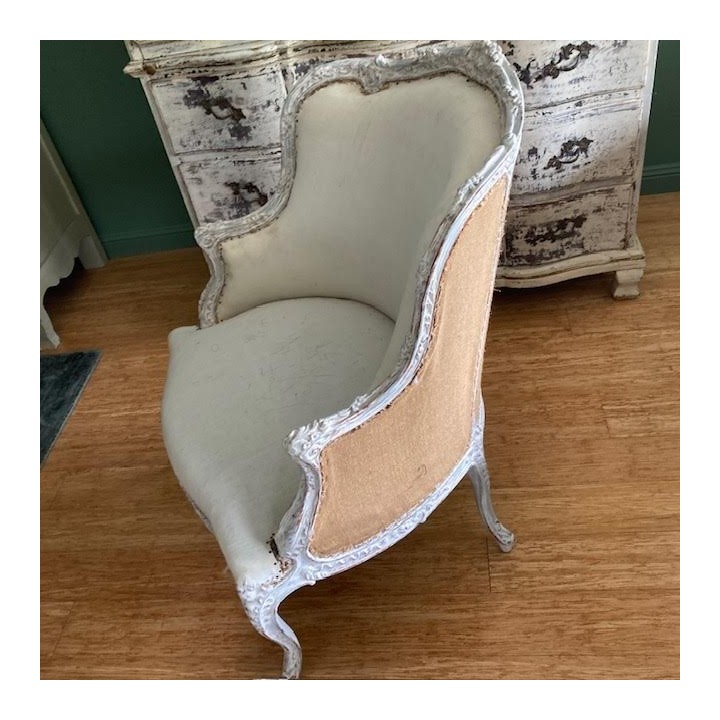 C19th French Petite Fauteuil style Louis XV