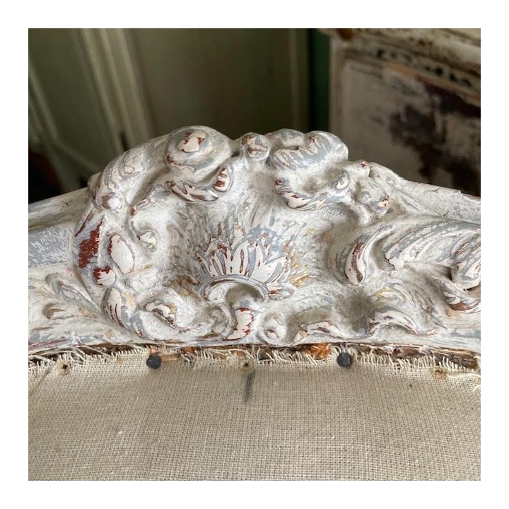 C19th French Petite Fauteuil style Louis XV