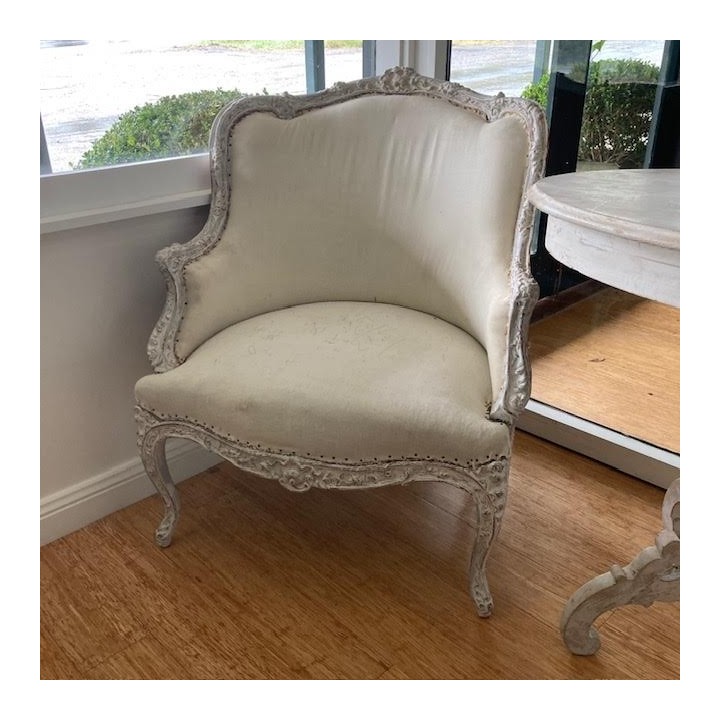 C19th French Petite Fauteuil style Louis XV