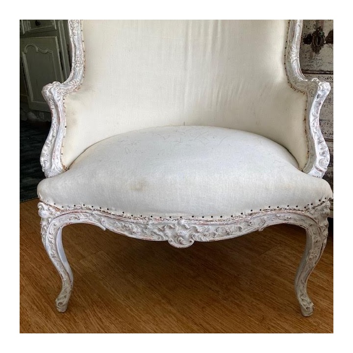 C19th French Petite Fauteuil style Louis XV