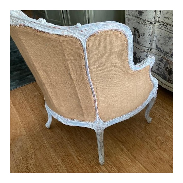 C19th French Petite Fauteuil style Louis XV