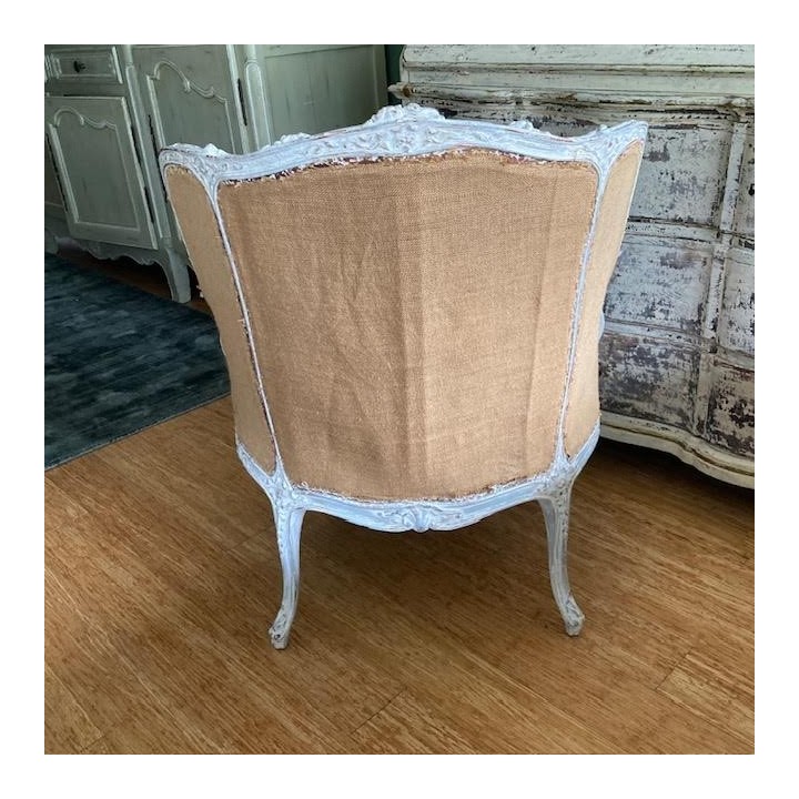 C19th French Petite Fauteuil style Louis XV