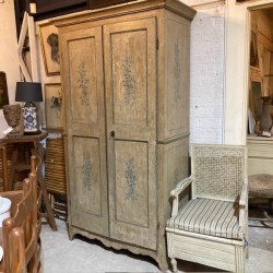 C19th Italian Armoire Original Finish