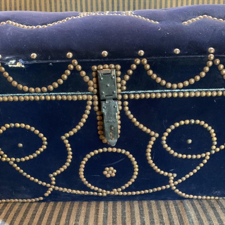 C1950 French Blue Trunk