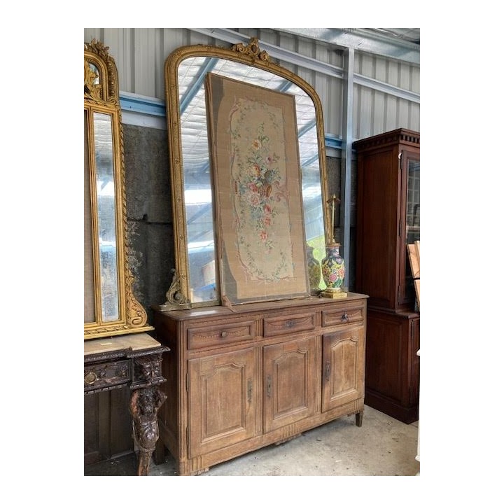 C19th French Oak Ardennais Buffet a trois Portes