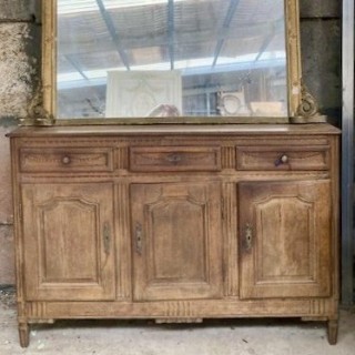 C19th French Oak Ardennais Buffet a trois Portes