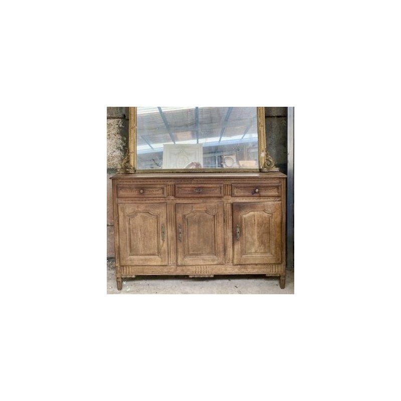 C19th French Oak Ardennais Buffet a trois Portes