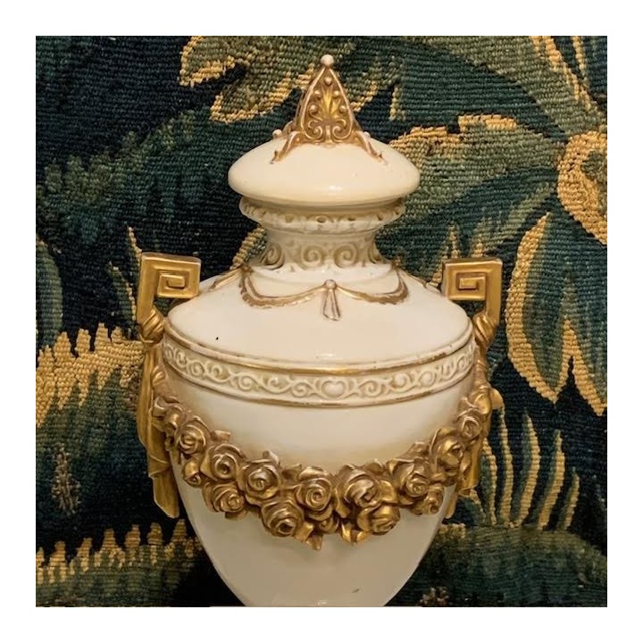 C19th French Lidded Urns Napoleon III