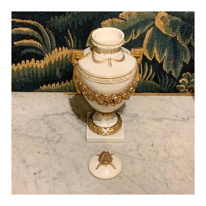 C19th French Lidded Urns Napoleon III