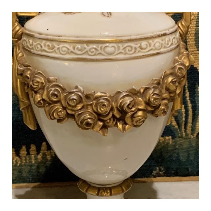 C19th French Lidded Urns Napoleon III