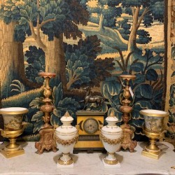 C19th French Lidded Urns Napoleon III