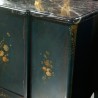 ON SALE C1930 Italian Petite Cabinet Painted Dark Green