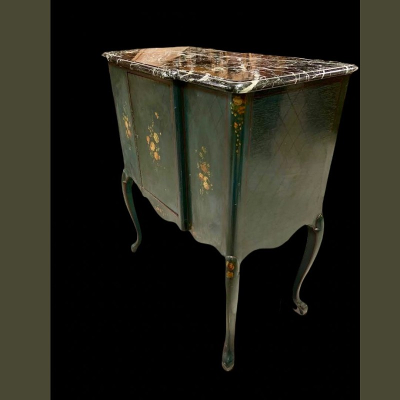 Italian Cabinet marble top C20th Italian Cabinet marble top C20th