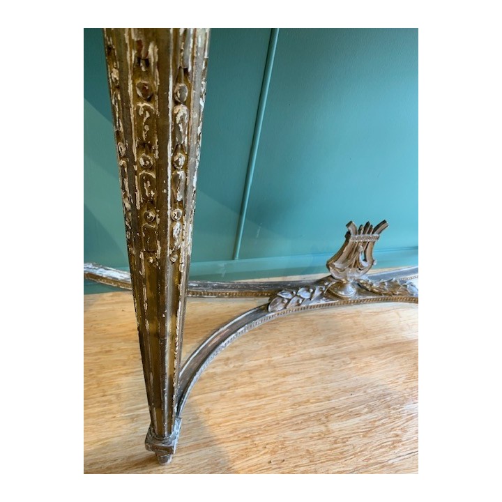 C19th French Console Style Louis XVI Gilt Wood