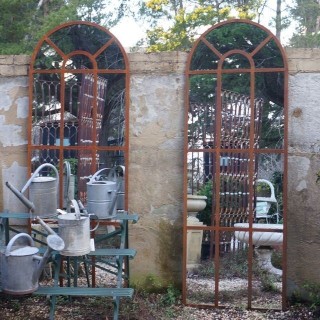 Tall French Style Arch Mirror