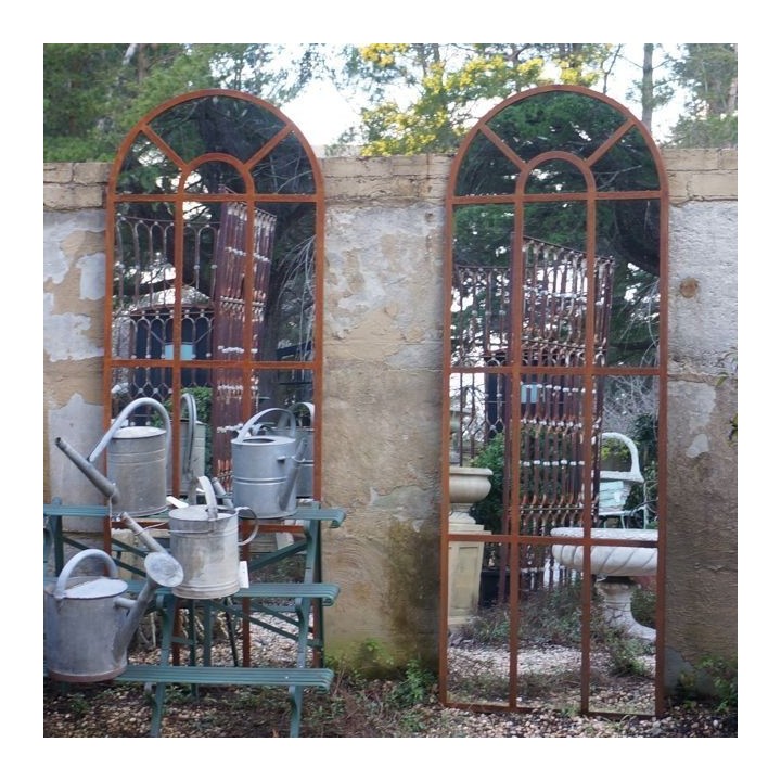 Tall French Style Arch Mirror