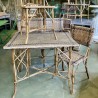 Original Parisian Cane Garden Cafe Set of 6 pieces