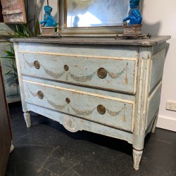 Late C18th French Painted...
