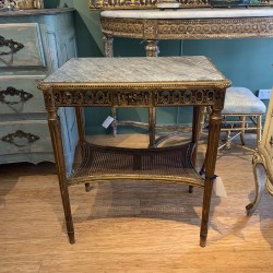C19th French Gueridon Green...