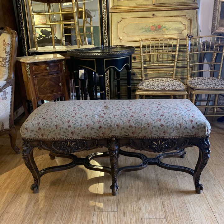 C19th French Napoleon III Banquette