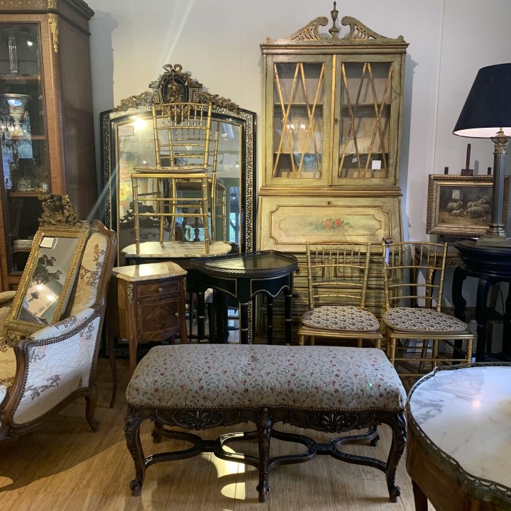 C19th French Napoleon III Banquette