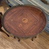 C1900's Pair of French Oval Bedsides Three Drawers