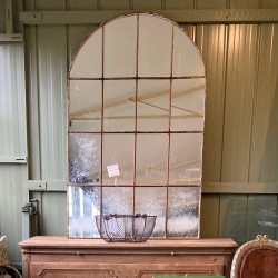 C19th French Arched Mirror
