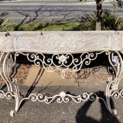C19th French Iron Jardiniere